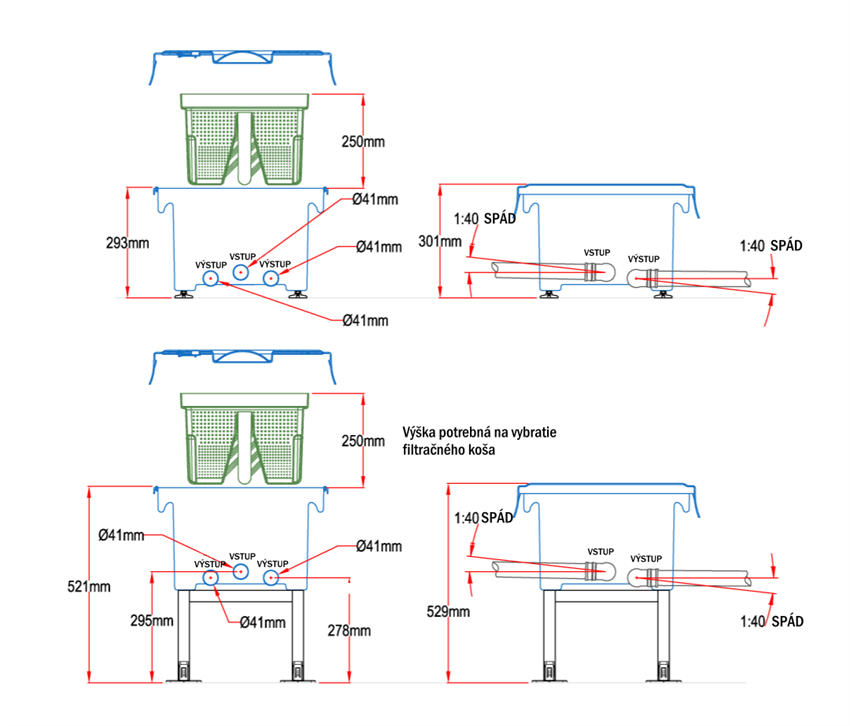 filtershield_filter pevnych necistot_schema zapojenia