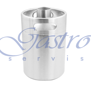 Mini KEG súdok nerezový - 5 L - veľké hrdlo