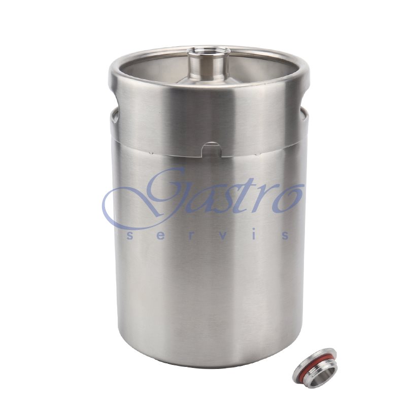 Mini KEG súdok nerezový - 5 L - malé hrdlo