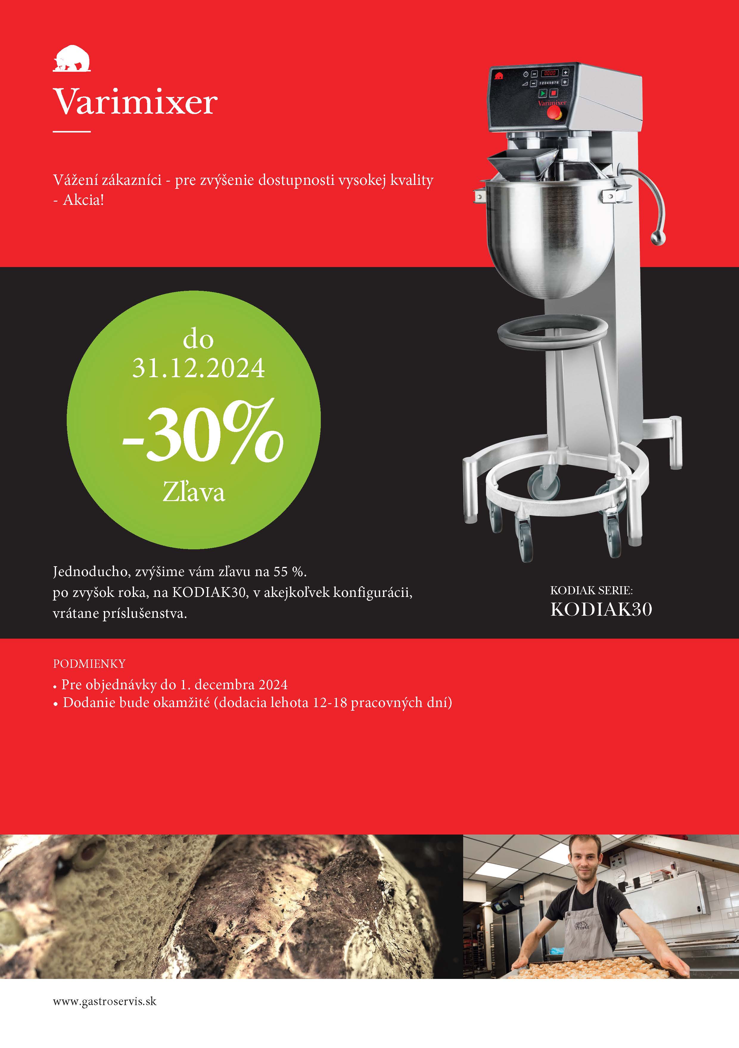 Miesiče a šľahače Kodiak 30