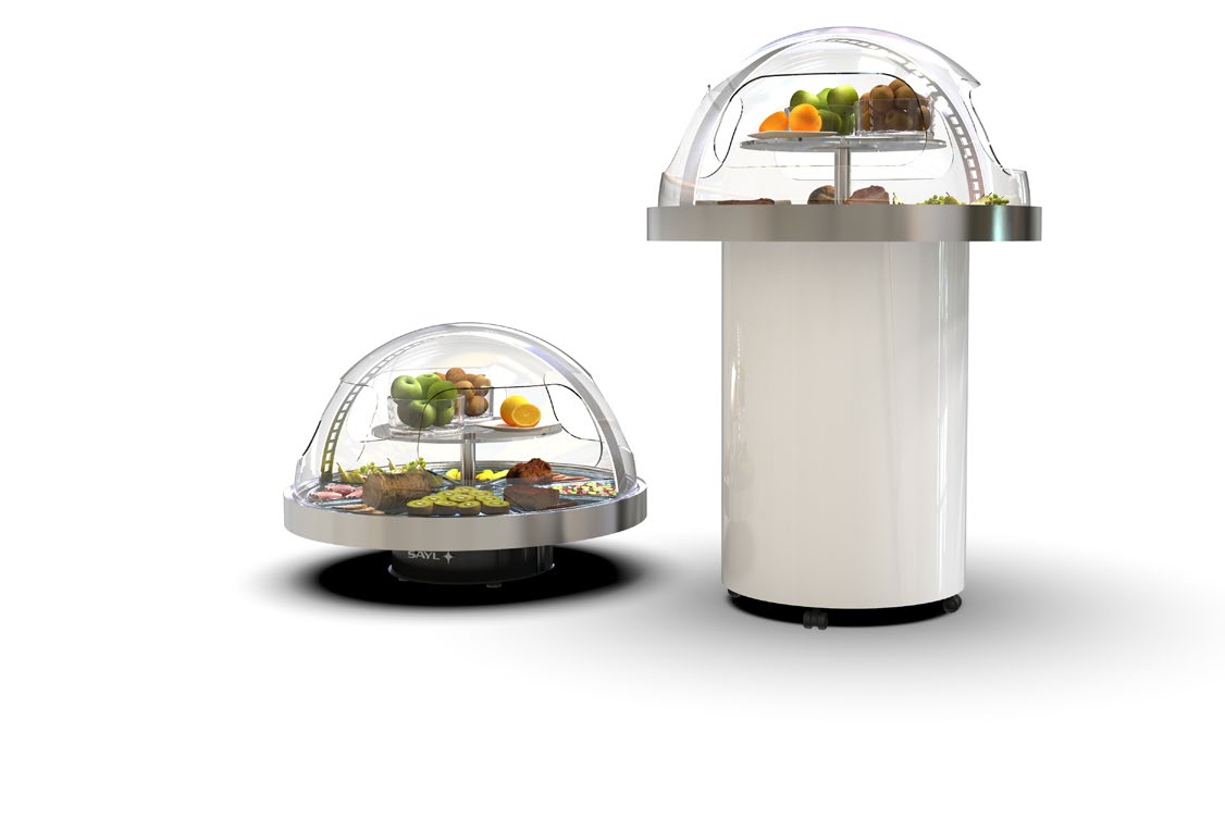 BUFFET - Bufetové kruhové samoobslužné vitríny